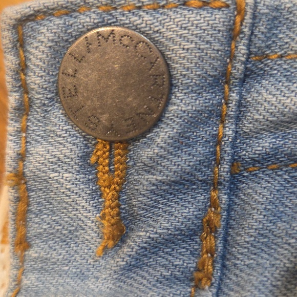 Stella McCartney Light Blue Kids Denim Shorts - Picture 9 of 12